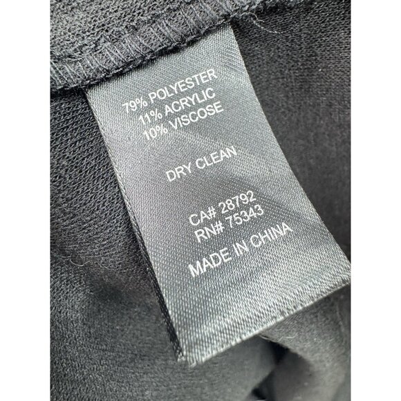 Joie Women's Black Midi Blazer Vest Open Size 2X Pockets Plus - Picture 8 of 11